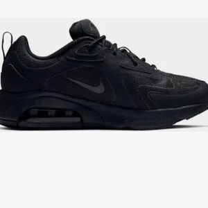 NIKE AIR MAX 200 BLACK ATHLETIC SHOE/SNEAKER